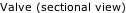 Valve (sectional view)